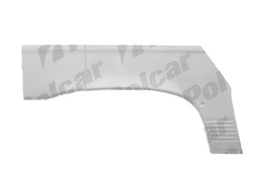 Segment aripa spate MERCEDES Clasa SL (R107), 01.71-09.1989, spate, partea dreapta, otel galvanizat foto