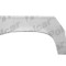 Segment aripa spate MERCEDES Clasa SL (R107), 01.71-09.1989, spate, partea dreapta, otel galvanizat