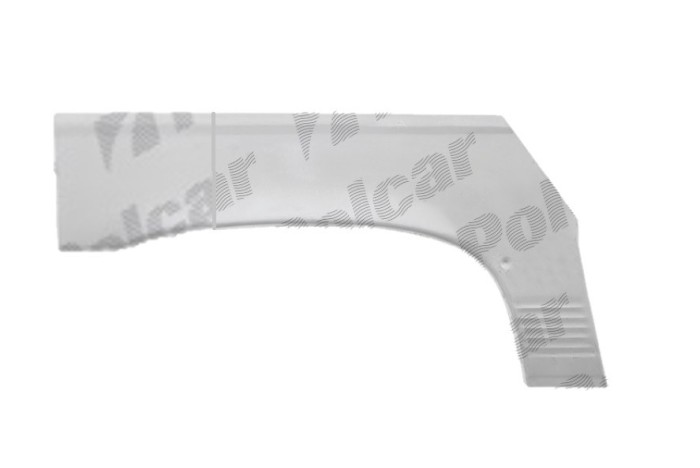 Segment aripa spate MERCEDES Clasa SL (R107), 01.71-09.1989, spate, partea dreapta, otel galvanizat