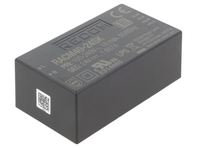 Alimentator deschis 40W, 24V DC foto