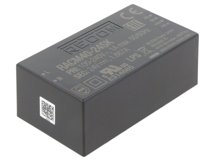Alimentator deschis 40W, 24V DC