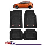 Covorașe Auto TeamCar&reg; Tip Tăviță Compatibile Volkswagen Polo VI (2017+) - Hatchback, Cauciuc