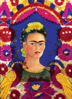 Self Portrait, the Frame by Frida Kahlo 1000-Piece Puzzle foto