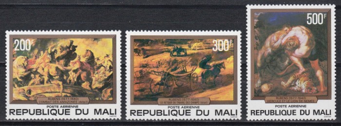 Mali 1978 - 400 de ani de la nașterea lui Peter Paul Rubens, PA, MNH