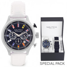 Ceas Barbati NAUTICA NCS 16 (2 straps, special packaging) NAI18516G foto