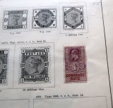 Marea Britanie 1 Shilling Contract Note Fiscal Stamp King Edward VII, cca. 1902&ndash;1910 -A42