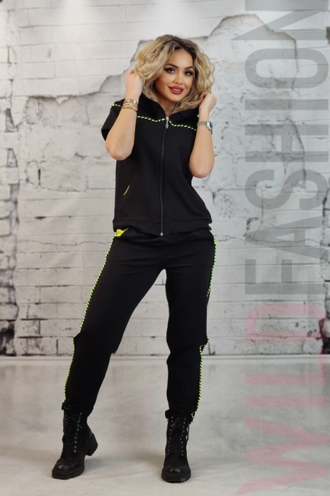F861-2110 Set 2 piese compleu sport/casual din bluza si pantaloni