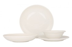 Bonna Set de vesela - Pure Dot - 24 bucăți - 6 persoane - Porţelan