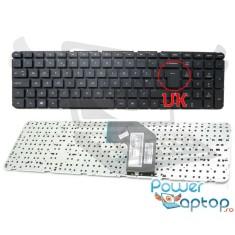 Tastatura HP 681800-DB1 layout UK fara rama enter mare, 681800-DH1 layout UK fara rama enter mare, 681800-FL1