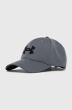 Under Armour sapca Blitzing culoarea gri, cu imprimeu, 1376701
