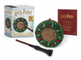 Harry Potter: Hogwarts Christmas Wreath and Wand Set | Donald Lemke