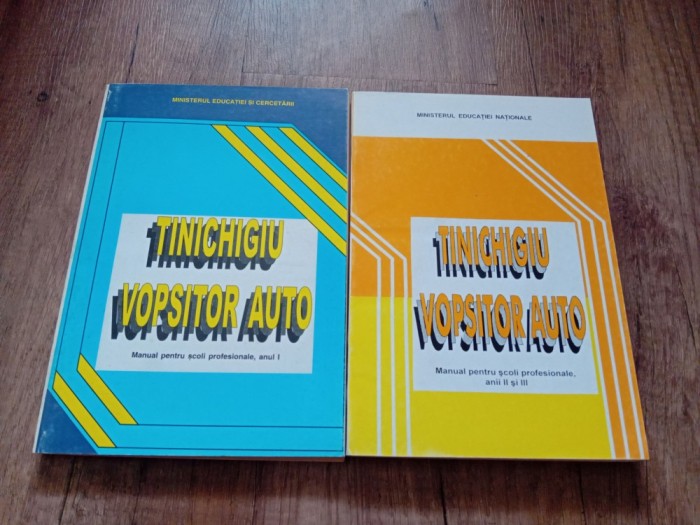 Tinichigiu Vopsitor Auto - Manual scoli profesionale, anii I-II-III