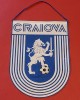 Fanion (anii`80) fotbal - UNIVERSITATEA CRAIOVA
