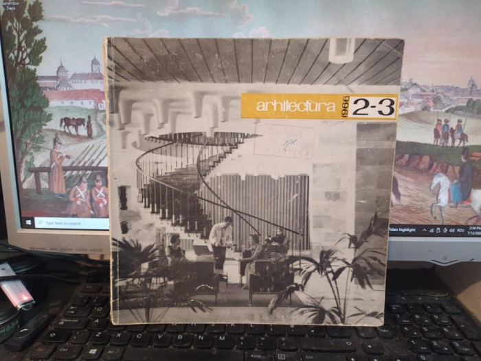 Arhitectura nr. 2-3 1966, Arhitectura industrială, Expoziții rom&acirc;nești..., 128