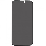 Folie sticla protectie ecran Privacy Full Glue margini negre pentru Apple iPhone 15 Plus, 15 Pro Max