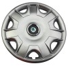 Capace Roti Skoda R15 Gri Negru, Set 4 Bucati, Compatibil Octavia Fabia Superb, Material ABS, Cod 301