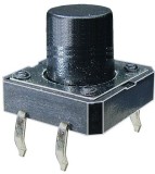 Push buton 12x12mm, inaltime 13mm - 124405