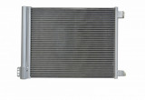 Condensator climatizare Nissan Micra, 05.2010-2017, motor 1.2, 59 kw benzina, cutie manuala/CVT, full aluminiu brazat, 510(475)x400(385)x16 mm, cu us, SRLine