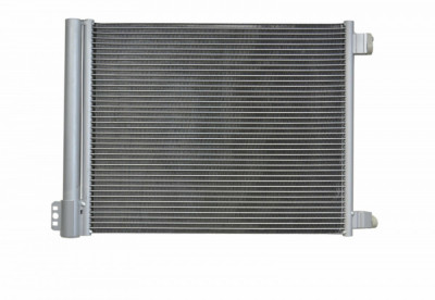 Condensator climatizare Nissan Micra, 05.2010-2017, motor 1.2, 59 kw benzina, cutie manuala/CVT, full aluminiu brazat, 510(475)x400(385)x16 mm, cu us foto