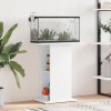 VidaXL Suport pentru acvariu, alb, 60,5x36x72,5 cm, lemn prelucrat 833639