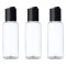 Set Sticle Călătorie, Capacitate 50ml, Transparent, 3 Bucăți