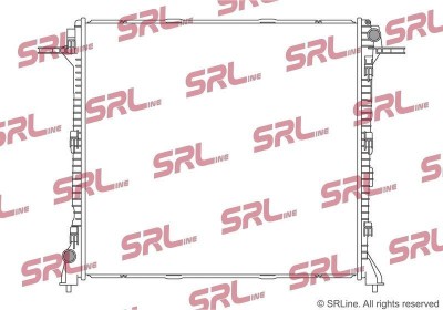 Radiator Man Tge 16-; Vw Crafter 17-, motor: 2.0 TDI, EV, 718x665x22, SRLine, Aluminiu/ Plastic brazat, 2N0121253A; 2N0121253C foto