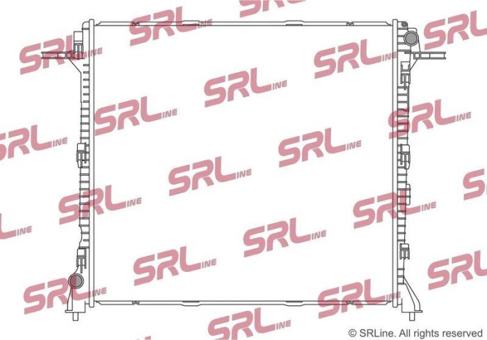 Radiator Man Tge 16-; Vw Crafter 17-, motor: 2.0 TDI, EV, 718x665x22, SRLine, Aluminiu/ Plastic brazat, 2N0121253A; 2N0121253C