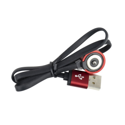 Cablu USB pentru incarcare lanterne PNI Adventure F75, cu contact magnetic, lungime 50 cm foto