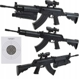 PISTOL CU GLONȚ REPLICĂ DE 6 MM LASER 75 CM