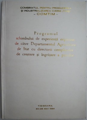 Programul schimbului de experienta organizat de catre Departamentul Agriculturii de Stat cu directorii complexelor de crestere si ingrasare a porcilor foto