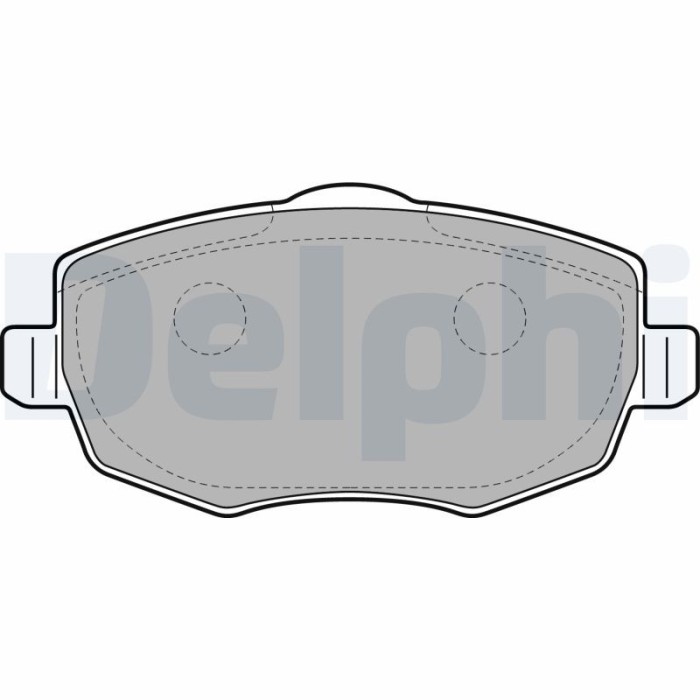 DELPHI LP2064 set placute frana,frana disc