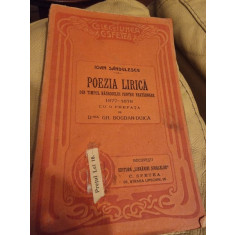 Ioan Sandulescu - Poezia Lirica din Timpul Rasboiului pentru neatarnare 1877-1878