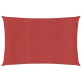 Cumpara ieftin Panza parasolar, rosu, 2,5x4,5 m, HDPE, 160 g/m&sup2;