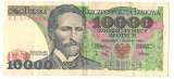 SV * Polonia 100000 ZLOTI / ZLOTYCH 1990 * VF (spre VF+)