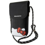 Geanta Crossbody - Hello Kitty Leather Hiding Kitty Cord (HKOWBPSCKEK) - Black