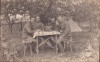 P574 Poză soldați austro-ungari 1917 cu telefon de campanie