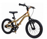 Bicicleta copii Royal Baby Kable-EZ, roti 16inch, cadru aluminiu, Frane V-brake (Auriu), Royalbaby