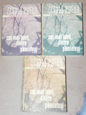 CEL MAI IUBIT DINTRE PAMANTENI - MARIN PREDA 1984 3 VOLUME foto