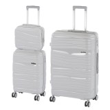 TraveLux Voyager IX set valize rulante gri