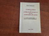 Comentariile la literatura romana pentru admiterea in liceu-Dan Gradinaru