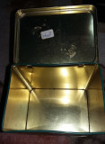 cutie metalica-ambalaj vechi de coletie,stare buna spre f.buna,T.GRATUIT
