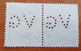 COLONII-BRITAN.-AUSTRALIA-1914=''GERGE V''-lot 2val. PERECHE [PERFORAT de firme)--STAMPILATE-Vezi-Scan