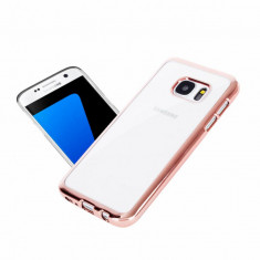 Husa Silicon Samsung Galaxy S7 Electroplacat Rose