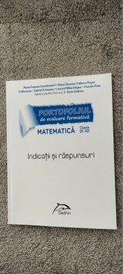 PORTOFOLIUL DE EVALUARE FORMATIVA MATEMATICA CLASELE IX-XII GOGAN IANCU GIUGIUC foto