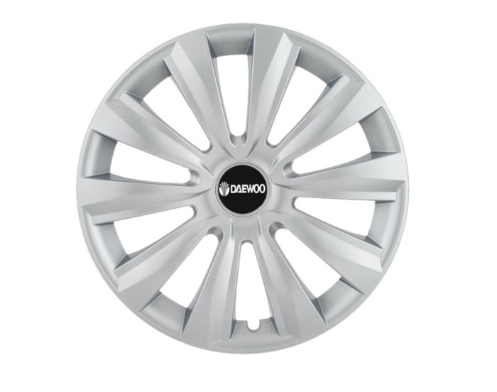 Set 4 capace roti Delta cromat R14 pentru gama auto Daewoo