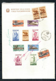 Italia 1960 - Carton filatelic Jocurile Olimpice cu semnaturi me