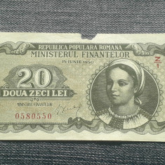 20 lei 1950 Romania / seria 0580550