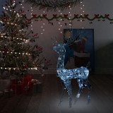 Decoratiune de Craciun ren 140 LED-uri alb rece 120 cm acril GartenMobel Dekor, vidaXL