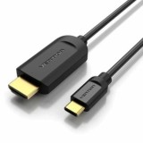 CABLU video Vention, HDMI(T) la USB-C (T), 1m, rezolutie 4K la 30Hz, PVC, negru, &quot;CGUBF&quot; (timbru verde 0.08 lei) - 6922794742055