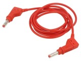 Cablu de măsurare 19A cu mufă banană 4 mm - 1m, conform EN 61010